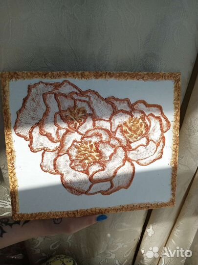 Картина из гипса