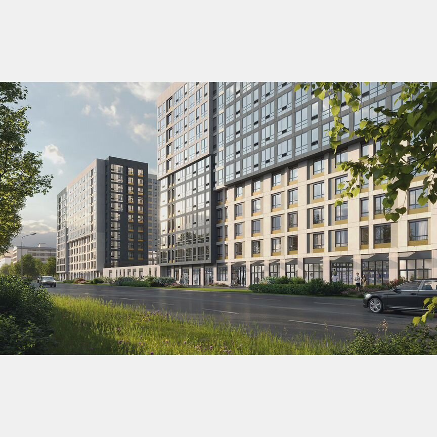2-к. квартира, 74,2 м², 1/18 эт.