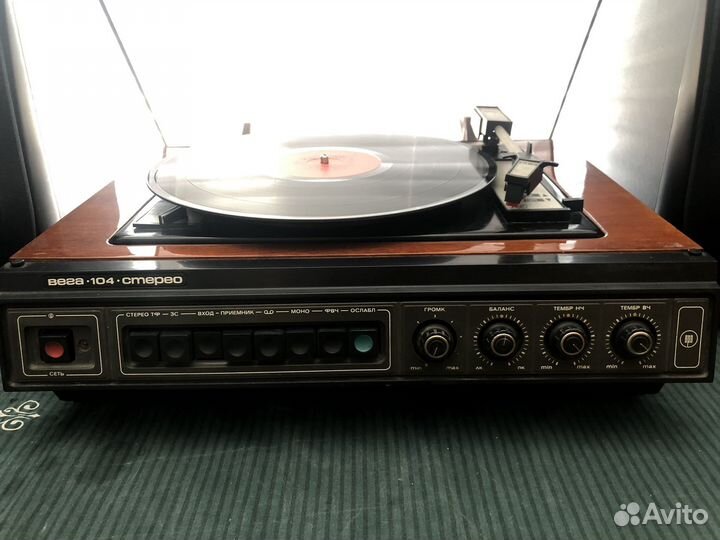Электрофон вега 104 стерео рабочий