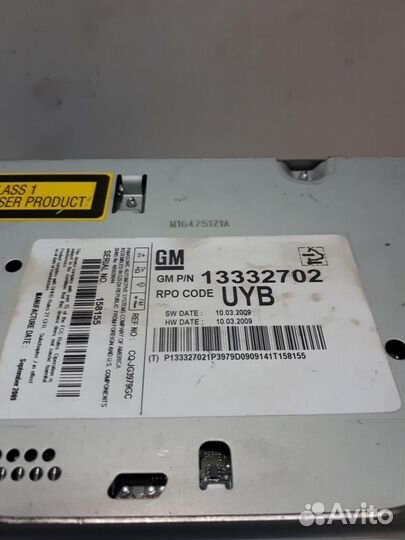 Магнитола Opel Insignia 2008-2017