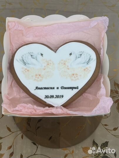 Имбирные пряники топперы на праздник и свадьбу