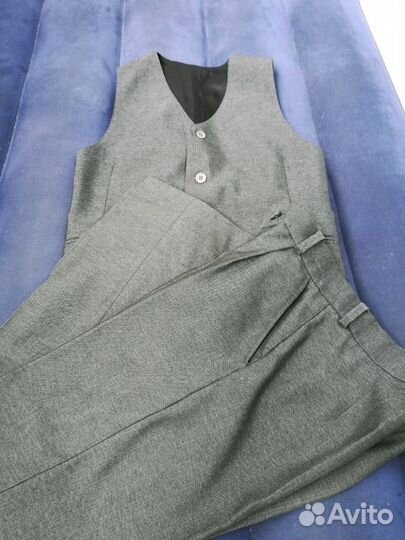 Костюм школьный серый Баловень