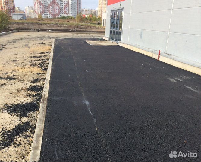 Асфальтирование, укладка асфальта, асфальт