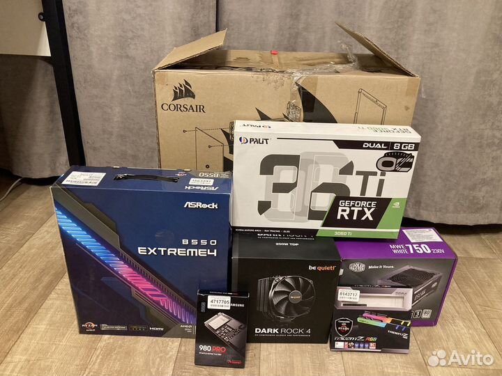Игровой компьютер rtx 3060 ti, ryzen 5 5600x