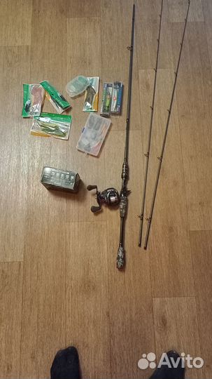 Кастинговый спиннинг, мультип. катушка Daiwa