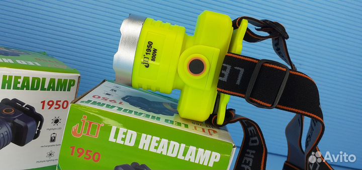 Аккумуляторный фонарь Jd 800w Налобный Яркий