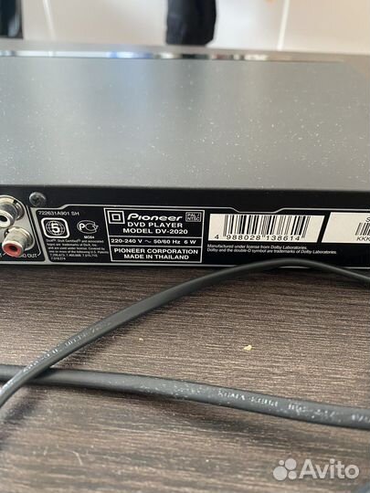 Dvd плеер pioneer dv-2020
