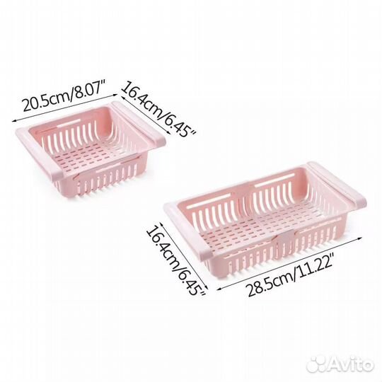 Подвесной ящик контейнер в холодильник органайзер