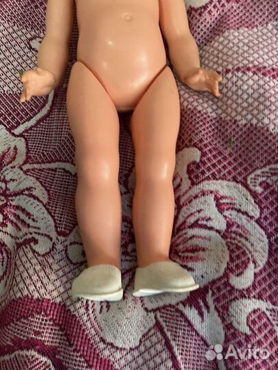Кукла гдр времен СССР в туфельках