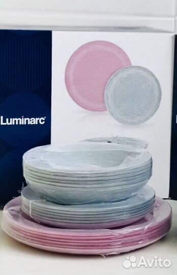 Luminarc 18 предметов столовый сервиз