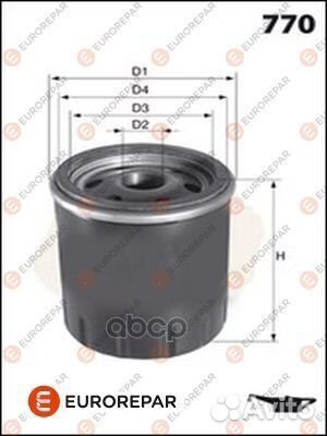 Фильтр масляный E149241 eurorepar