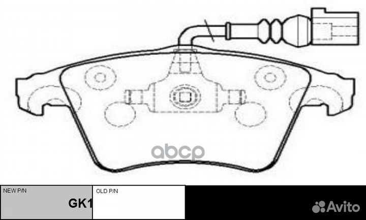 Колодки тормозные ckvw-31 CTR