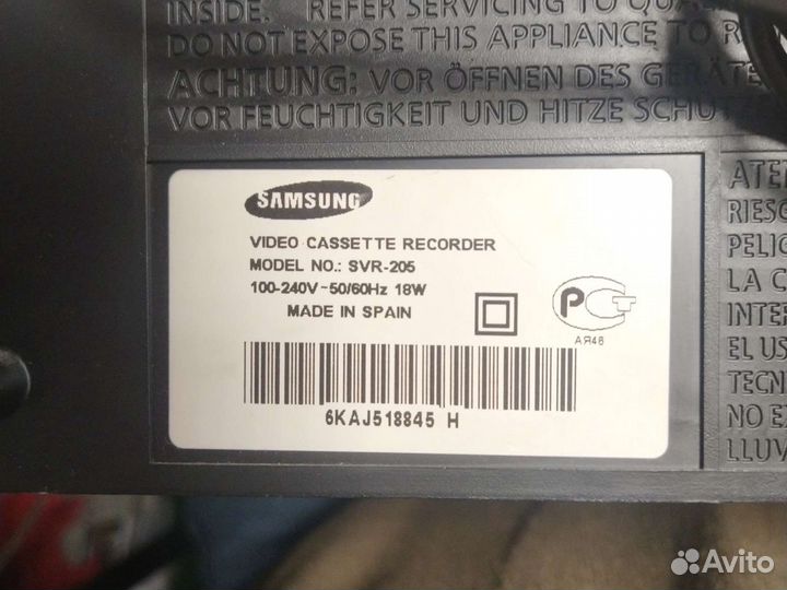 Видеомагнитофон samsung diamond winner