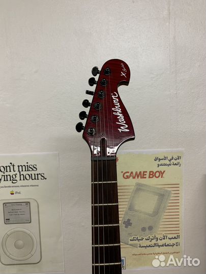 Гитара Washburn + ламповый усилитель behringer
