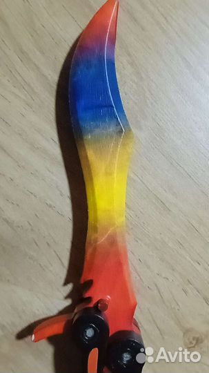 Деревянный нож бабочка