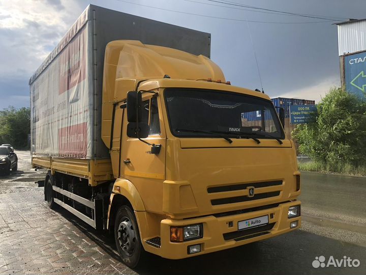 Тентованный грузовик КАМАЗ 4308, 2016
