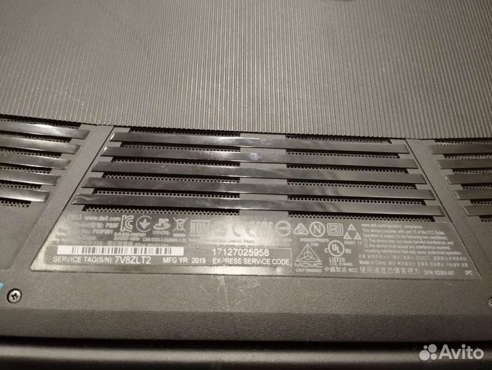 Игровой ноутбук Dell g3 3590 i7 gtx 1660 ti