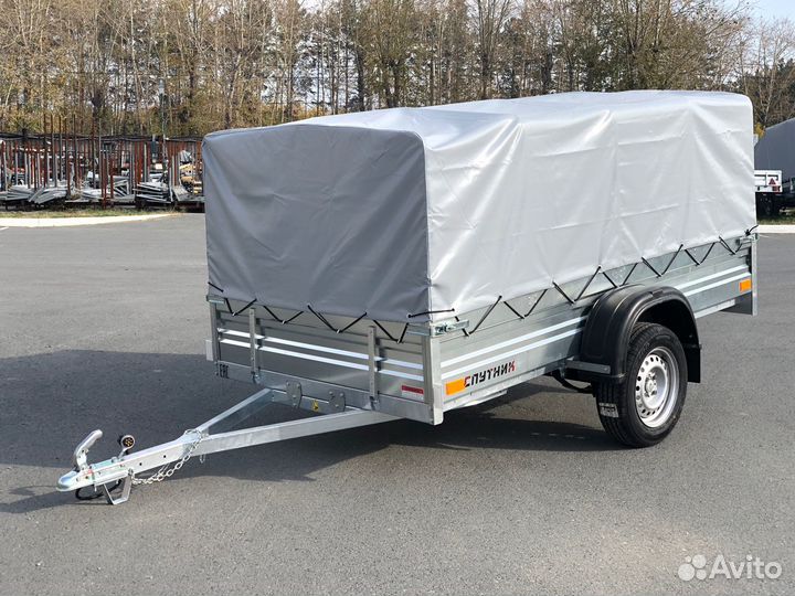 Прицеп 2.54х1.30м борт 33см тент 70см