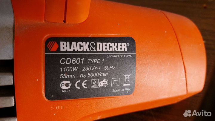 Ручная дисковая пила black decker cd601 с ножом