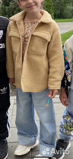 Куртка рубашка zara для девочки 116