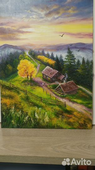 Картина маслом пейзаж