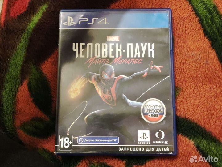 Человек паук Майлз моралес ps4