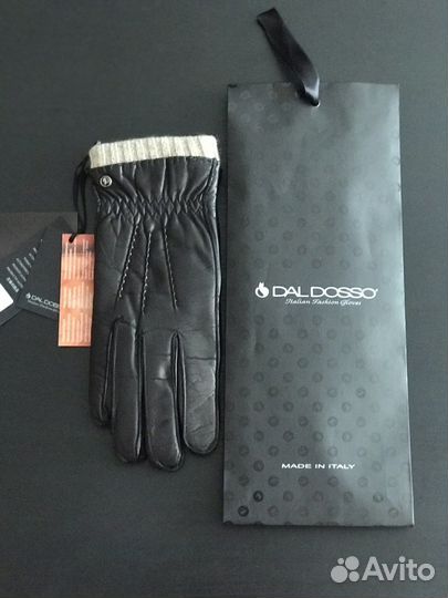 Мужские кожаные перчатки Italy