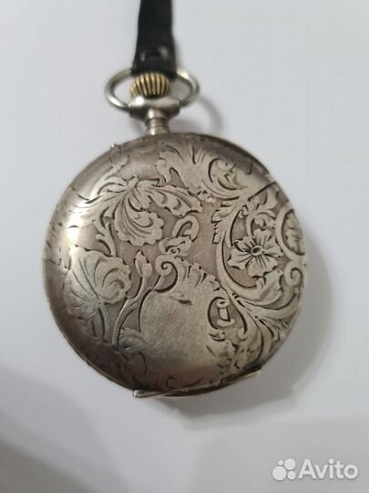 Старинные карманные часы серебро