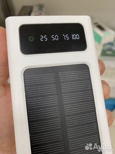 Повер банк Power Bank 30000 mah с солнечной батаре