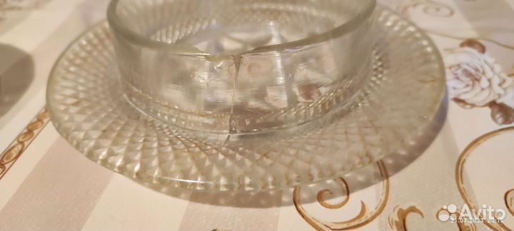 Масленка СССР стекло