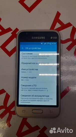 Samsung galaxy J1 mini