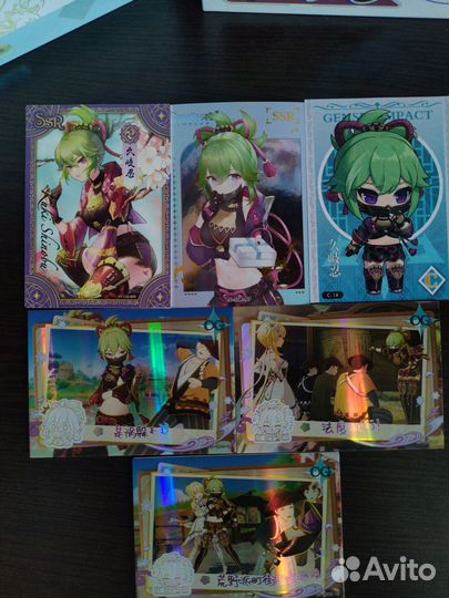 Коллекционные карточки Genshin Impact