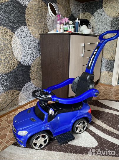 Машинка каталка толокар mercedes