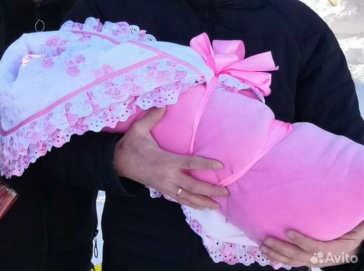 Конверт на выписку для девочки