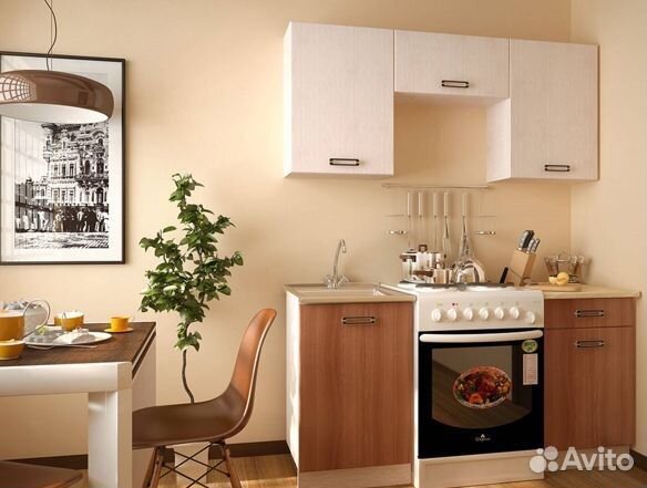 Кухня. Кухонный гарнитур модульный лдсп 1,5 метра