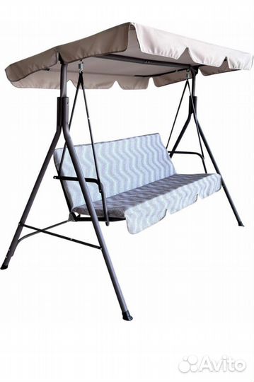 Садовые качели новые. 3-х местные