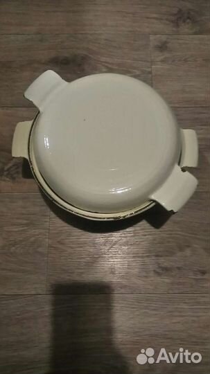 Утятница/чугун с керамич.покрытием-ссср