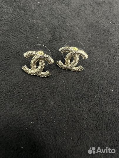 Серьги chanel