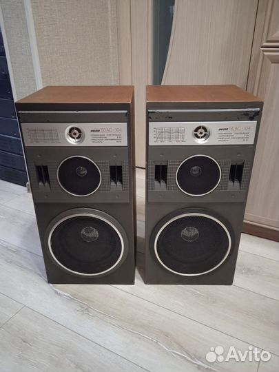 Колонки Вега 50AC-104 + Вега 35AC-105-1. (Б/у.)