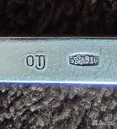 Ложка серебряная с кокошником СССР 916 Антиквариат