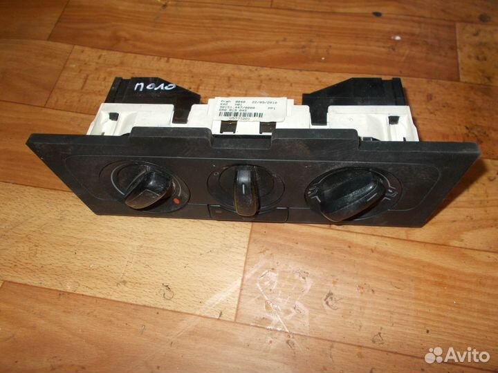 Фольксваген поло блок управления печкой