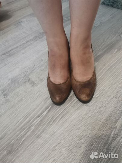 Туфли женские натуральная кожа 37-38р
