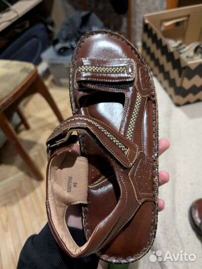 Босоножки мужские из натуральной кожи