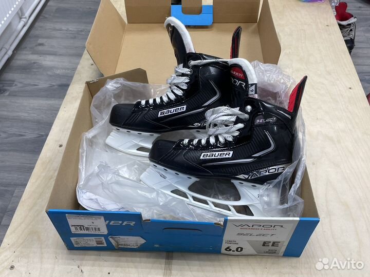 Хоккейные коньки Bauer vapor Select размер 6.0 EE