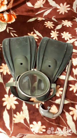 Ласты,маска,трубка(Русалка) СССР Винтаж