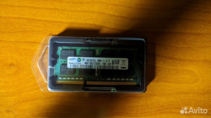 Оперативная память ddr3l 4gb Samsung