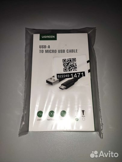 Кабель Ugreen, Baseus, Type-C, Micro USB