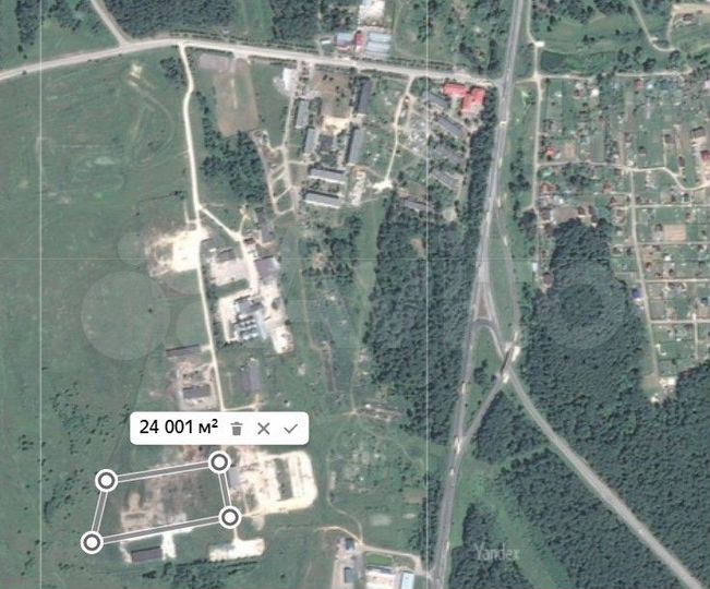 Участок 2,4 га (промназначения)