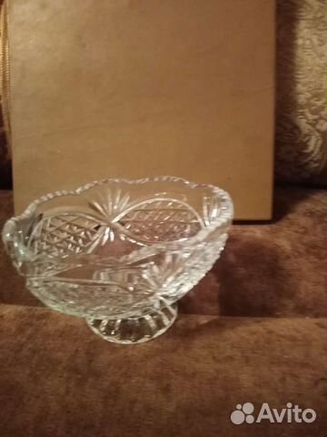 Хрустальная ваза для конфет