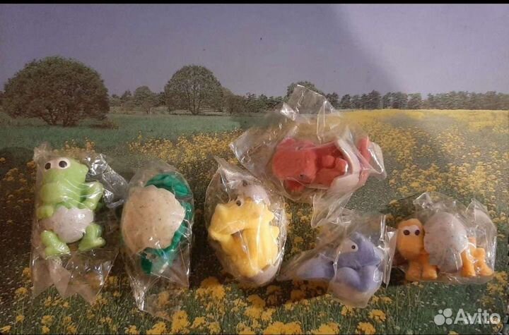 Киндеры: зайчики,кибертопы,дино,животные с малыш